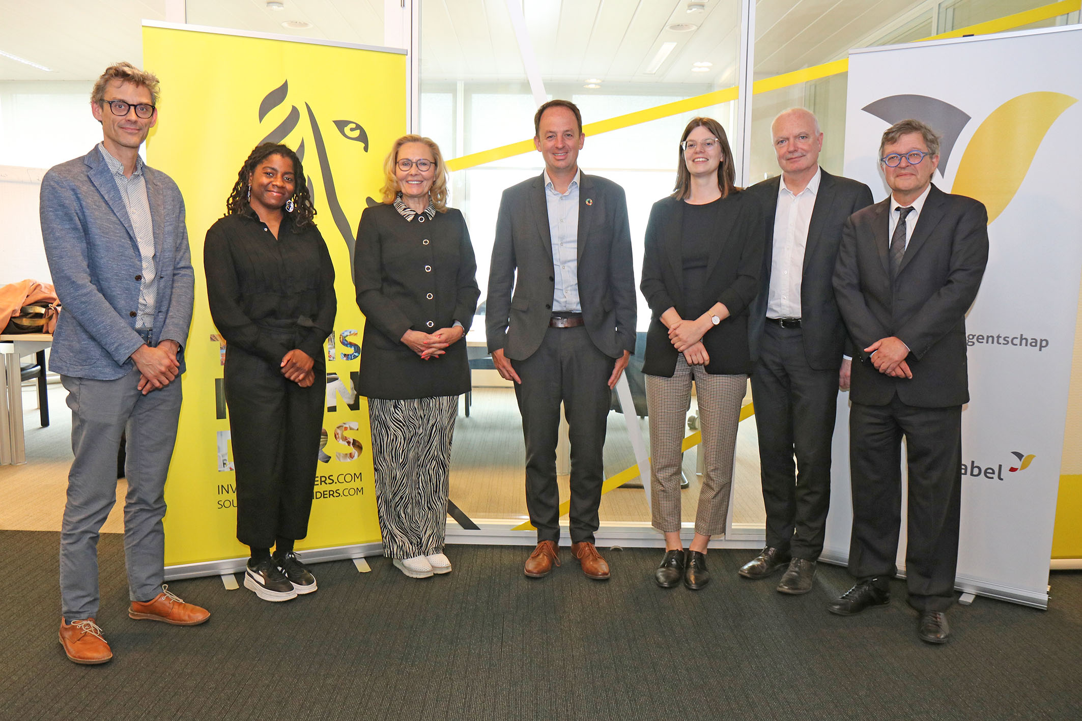 representatives of Enabel and Flanders In